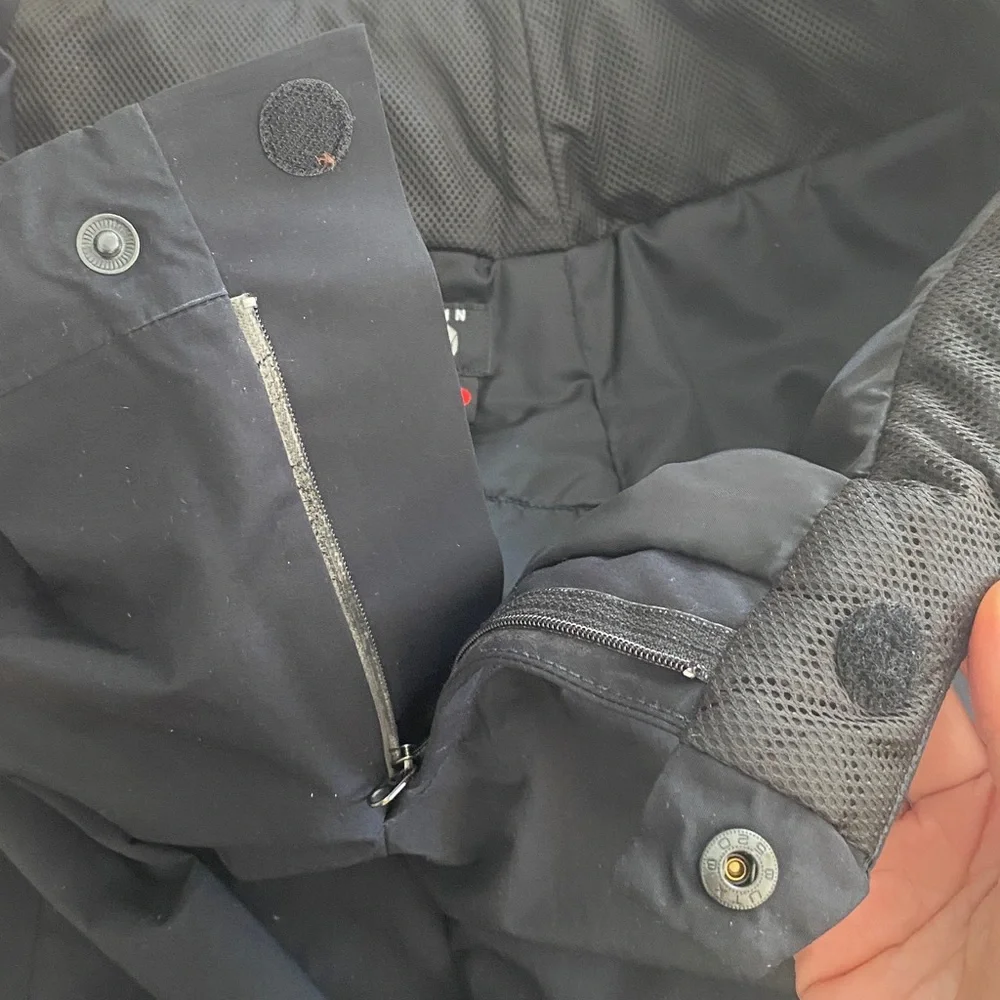 Mountain Hardwear snow pants conduit black nylon womens MEDIUM - Picture 10 of 16